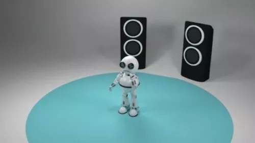 Bump Ball Robot 3d model