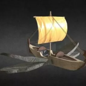Vehicle Barquito Ship 3d model