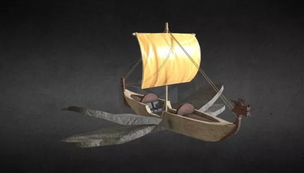Vehicle Barquito Ship 3d model Vehicle Barquito Ship 3d model
