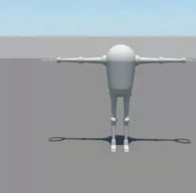 Basic Robot Droid 3d model