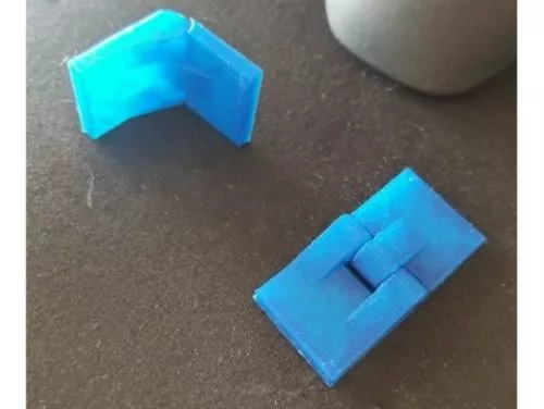 Printable Basic Hinge 3d model Printable Basic Hinge 3d model