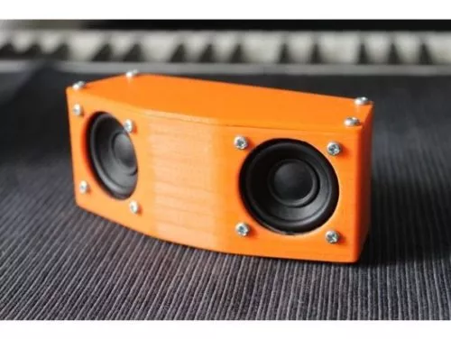 Basic Portable Speaker Printable 3d model Basic Portable Speaker Printable 3d model