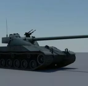 Bat Chatillon Tank 3d model