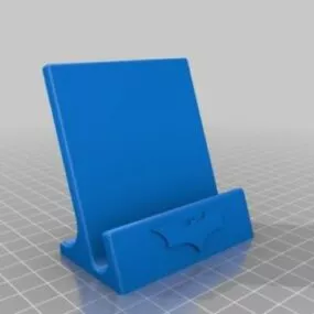 Printable Batman Logo Phone Stand 3d model