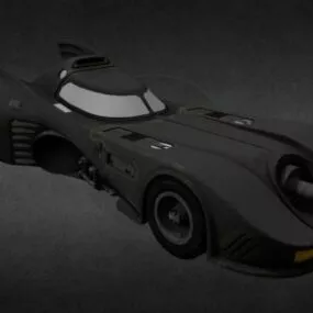 Batmobile Car 1989 3d model