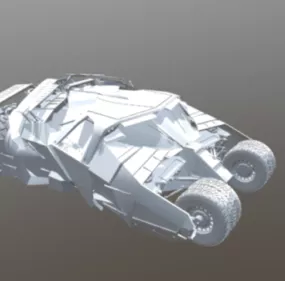 Batmobile Concept Car Design 3d model