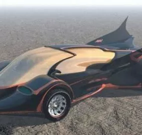 Batmobile Car Prototype 3d model