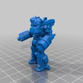 Battletech Crusader Character Design 3d model