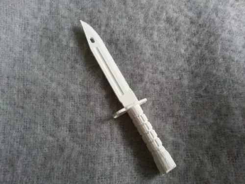 Bayonet Cs Knife Printable 3d model Bayonet Cs Knife Printable 3d model