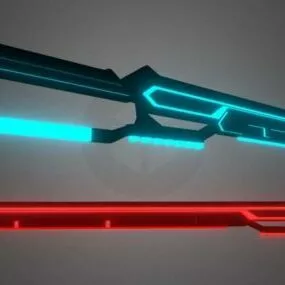 Beat Saber Sword Weapon 3d model