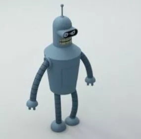 Bender Robot Character 3d model