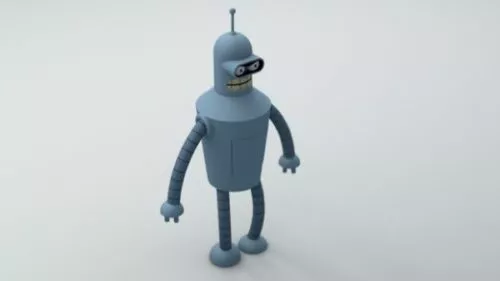 Scifi Robot Character With Human Inside 3d model