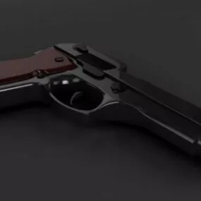 Beretta M9 Gun 3d model