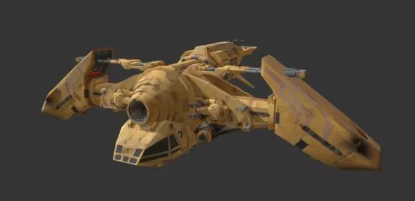 Axinar Spaceship Aircraft 3d model