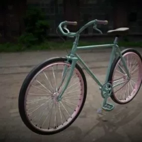 Western Simple Bicycle 3d model