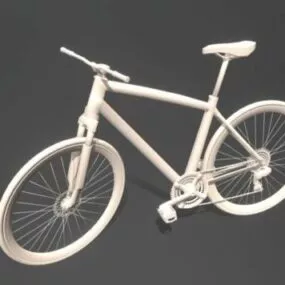 Old Bike Low Poly 3d model