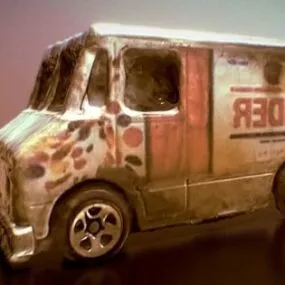 Old Bimbo Truck 3d model