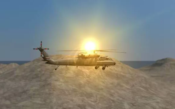 Apache Fighter Helicopter 3d model