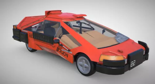 Blade Runner Deckard Car 3d model Blade Runner Deckard Car 3d model