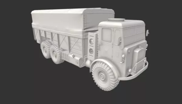 Rustic Farm Stake Truck 3d model
