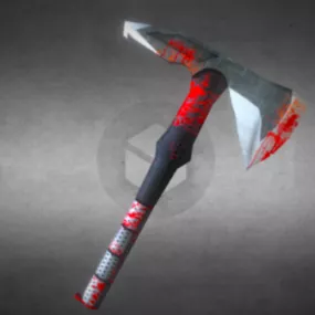 Bloody Hatchet Weapon 3d model