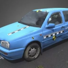 Car Vw Golf 3d model