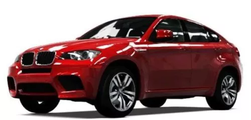Red Bmw X6 Car 3d model Red Bmw X6 Car 3d model