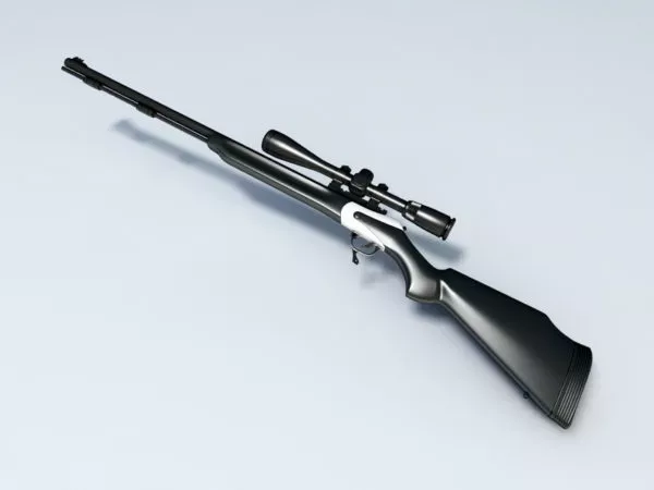 Army Gun Bolt-action Rifle 3d model Army Gun Bolt-action Rifle 3d model