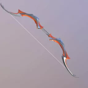 Vintage Weapon Bow 3d model