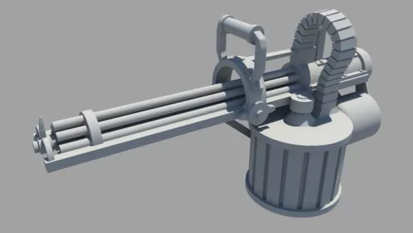 Battle Brass Beast Weapon 3d model Battle Brass Beast Weapon 3d model