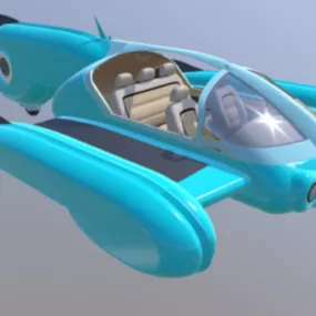 Spaceship Bruckner Typhoon 3d model