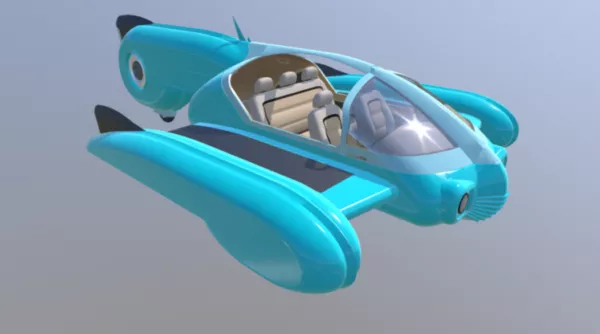 Uss Kelvin Spaceship 3d model