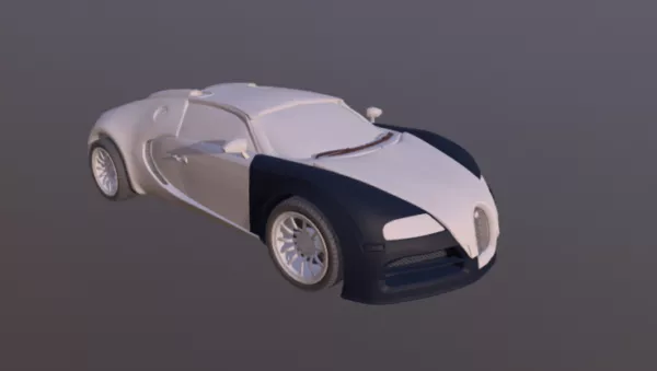 Modern Bugatti Veyron Car 3d model Modern Bugatti Veyron Car 3d model