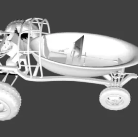 Buggy Bath Vehicle 3d model