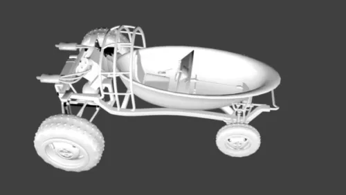 Buggy Bath Vehicle 3d model Buggy Bath Vehicle 3d model