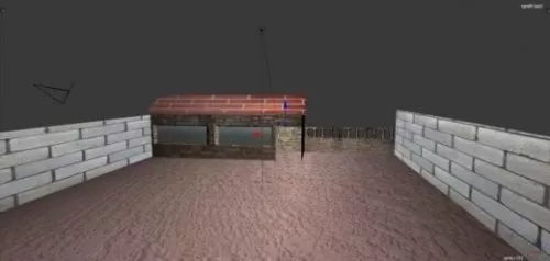 Town Building With Courtyard 3d model Town Building With Courtyard 3d model