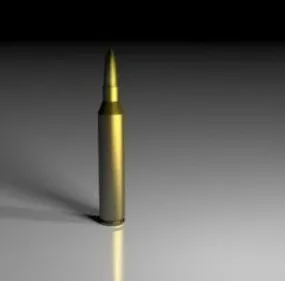 Bullet Shell Rifle Gun 3d model