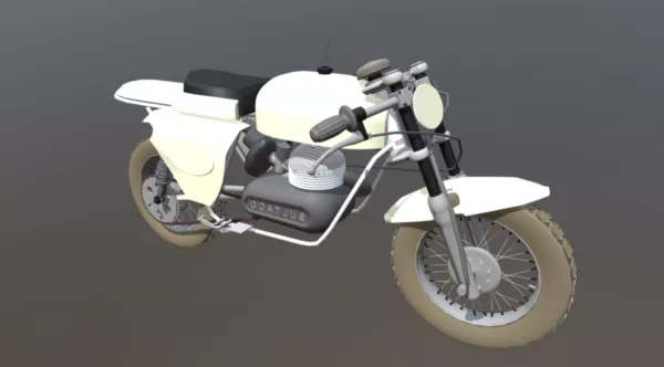 Sports Motocross Bike 3d model