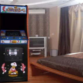 Burger Time Arcade Machine 3d model