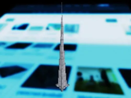 Abstract Tower Building 3d model