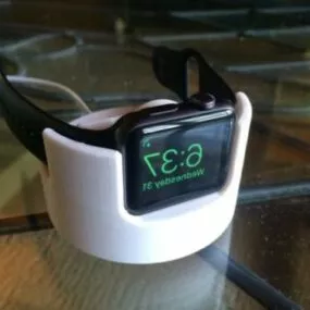 Printable Apple Watch Charger 38mm 3d model