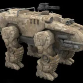 Sci-fi Claw Robot 3d model