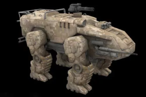 Sci-fi Claw Robot 3d model Sci-fi Claw Robot 3d model