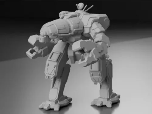 Crab Battletech Character Sculpture Free 3d Model - .3dm - Open3dModel