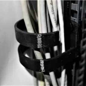 Printable Cable Guide 1u Rack 3d model