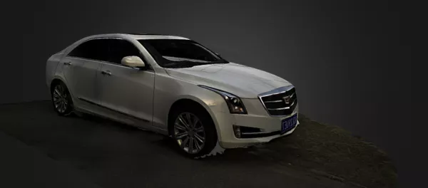 Cadillac Cts Black 3d model