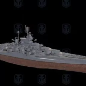 California Battle Cruiser 3d model