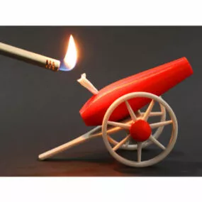 Cartoon Cannon 3d model