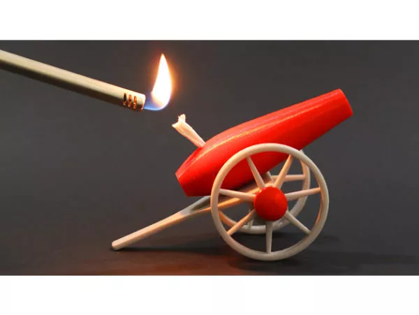 Cartoon Cannon 3d model Cartoon Cannon 3d model