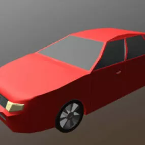 Lowpoly Car Model Design 3d model